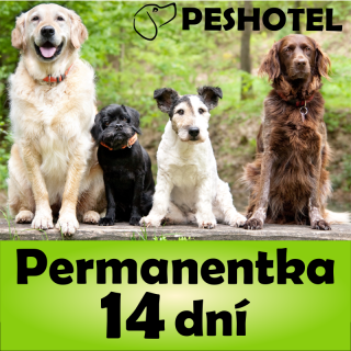 14 dňová permanentka, 25 € / deň
